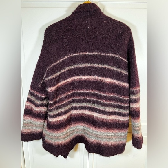 Free People | Women’s | Alpaca Wool | Striped | Open Cardigan | Size M - Picture 7 of 7